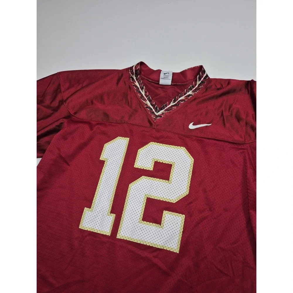 VTG Nike Florida State Seminoles #12 Football Jersey 90s Made in USA Mens M FSU
